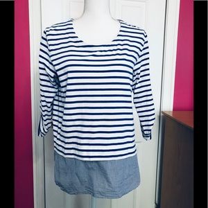 LILI’S CLOSET by ANTHROPOLOGIE Gabbi Striped Top